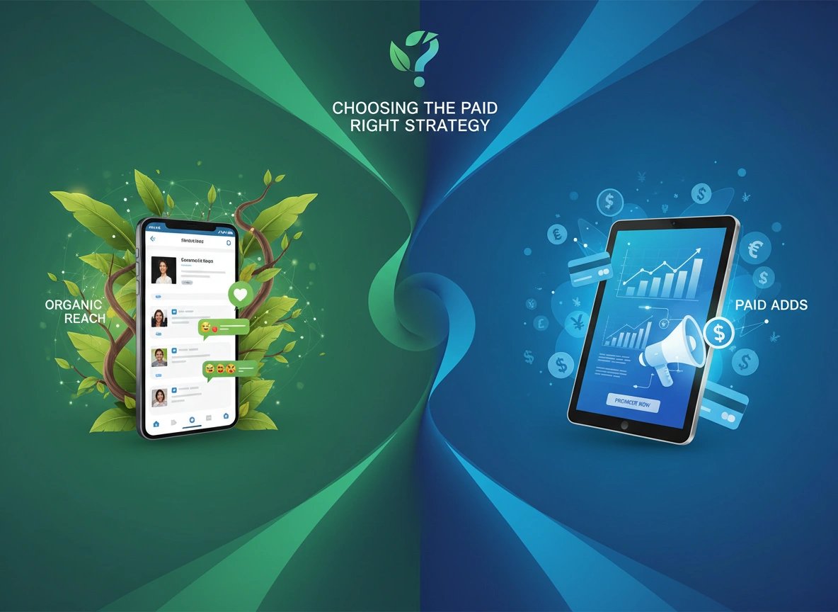Organic vs. Paid Social Media: Choosing the Right Strategy