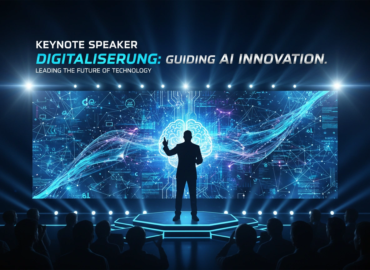 Keynote Speaker Digitalisierung: Guiding AI Innovation
