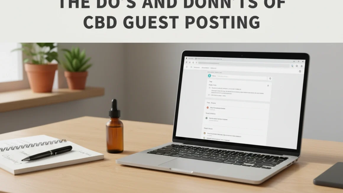 The Do’s and Don’ts of CBD Guest Posting