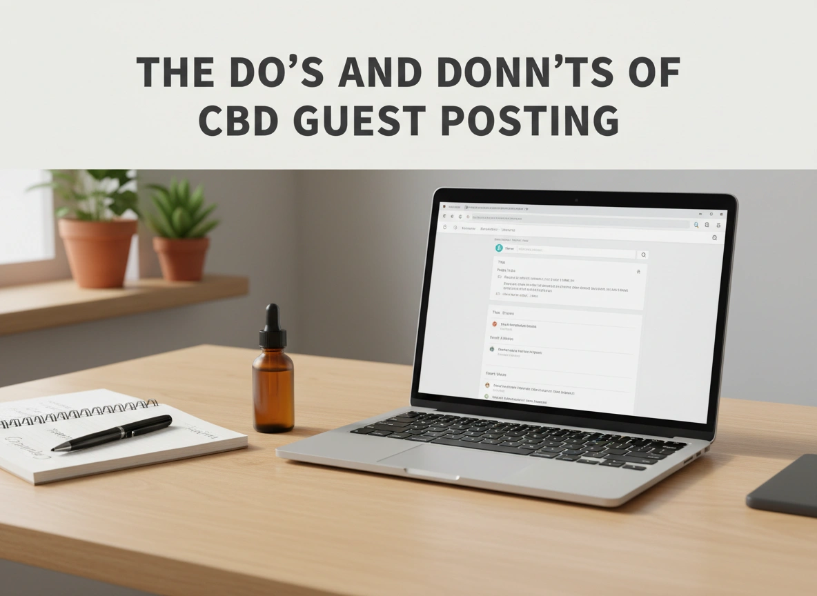The Do’s and Don’ts of CBD Guest Posting