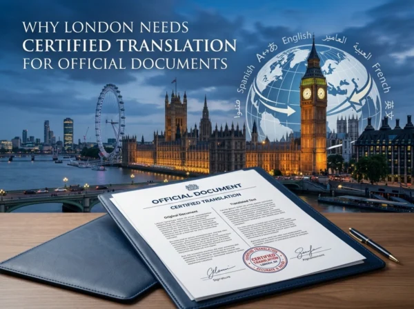 Why London Needs Certified Translation for Official Documents