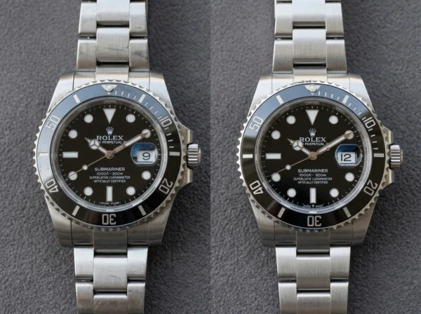 Fake Rolex vs. Authentic: A Side-by-Side Look at Build and Finish