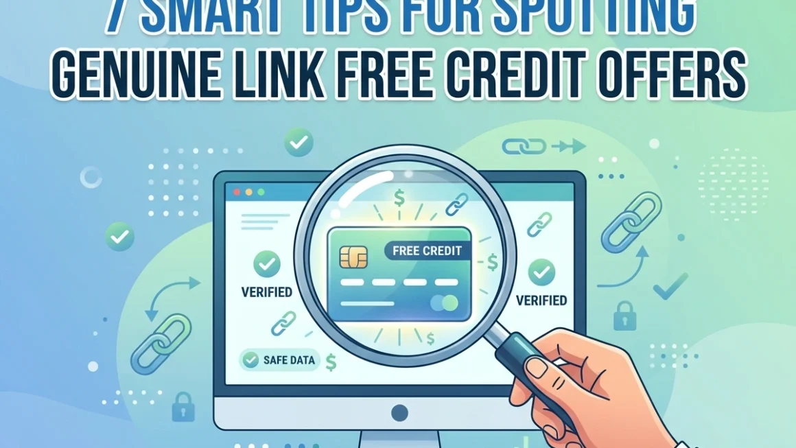 7 Smart Tips for Spotting Genuine Link Free Credit Offers