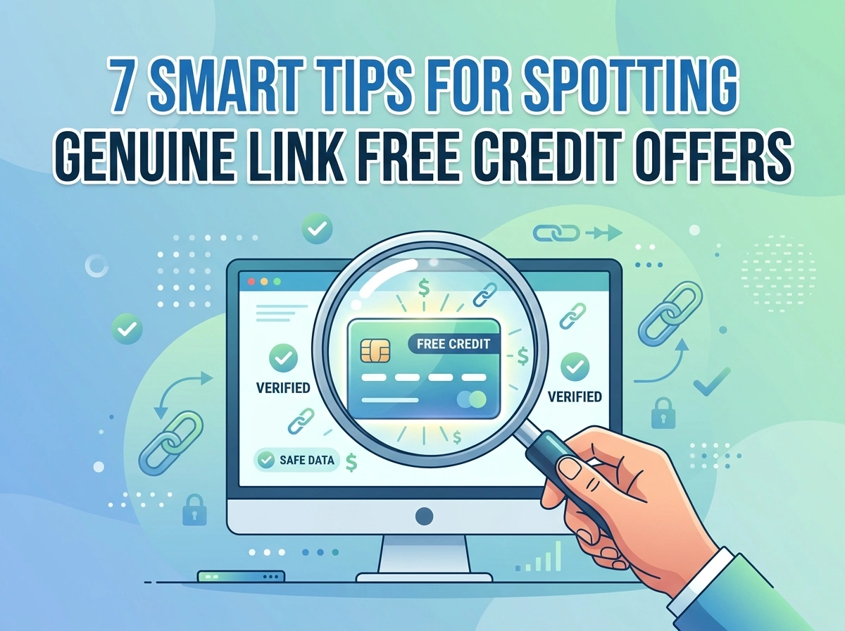 7 Smart Tips for Spotting Genuine Link Free Credit Offers